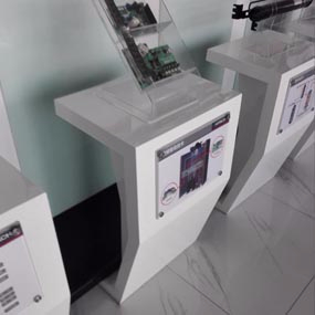 木質展示柜 說明牌柜