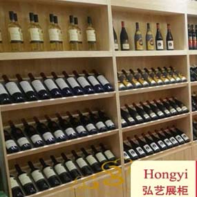超市酒類地堆展示架 紅酒地堆