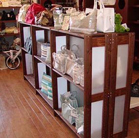 木質飾品類展示架定做