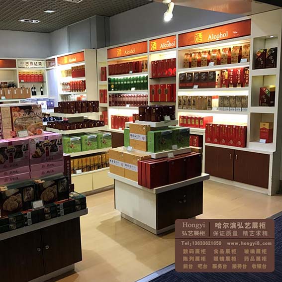 土特產(chǎn)展柜訂做