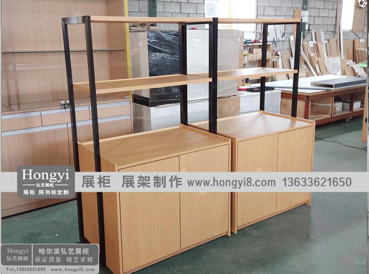 鐵木結合中島柜定做