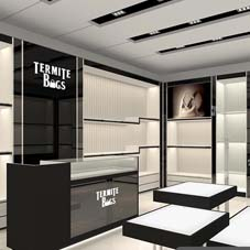 哈爾濱專賣店皮具展柜