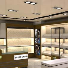 哈爾濱皮具展示架 展示柜定做